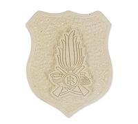 Statuetta Crest Guardia di Finanza Scudetto in Pietra Leccese 18,5x21 cm