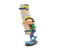 Statuetta da collezione - COLLEZIONISMO - Gaston che trasporta una pila di libri - Nouvo