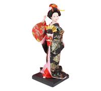 Statuetta da collezione di una geisha giapponese, bambola kimono per la