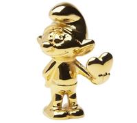 Statuetta da collezione placcata in oro Skultuna I Puffi (Puffi con cuore)