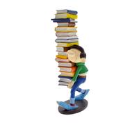 Statuetta da collezione Plastoy: Gaston Lagaffe con una batteria di libbre 00300