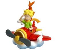 Plastoy Statuetta Il Piccolo Principe E La Volpe in Aereo