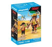Statuetta da collezione Playmobil Asterix e Obelix, Soupalognon e Pepe (71545)