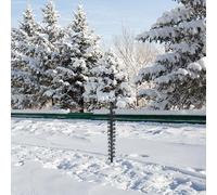 Statuetta Da Giardino In Ferro Battuto Con Misura Della Neve Fatta A Mano Per Le