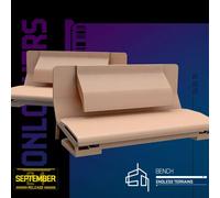 Statuetta Da Gioco Wargame Unit-9 - Panchina (2 Pezzi)