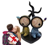 Statuetta d'amore, statua d'amore Romantica - resina arte cartone animato statua artigianale - scultura romantica fatta a mano statua del fumetto d'amore per l'arredamento dell'ufficio
