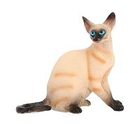 Statuetta decorativa a forma di gatto, in miniatura, accessorio per la casa, da collezione, decorazione per la vetrina del soggiorno, esposizione