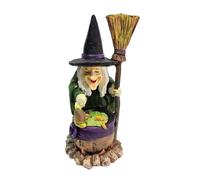 Statuetta Decorativa di Halloween - Stregone Statua, Decorazione da Collezione in Resina | Figure di maghi e Streghe, Ornamento di in Resina, 1 Pezzo Decorazioni