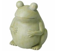 Statuetta decorativa di rana in terracotta, 20 cm