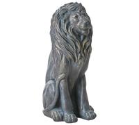 Statuetta decorativa in ferro a forma di leone marrone Dakar
