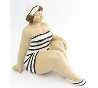 Statuetta decorativa mollige Donna Costume Da Bagno Retro Art Donna Figura figura bambola spessore Bade AKT bagno bagno decorazione