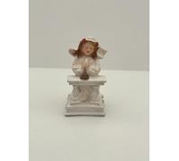 Statuetta Decorativa per Torta Prima Comunione, Bianco, 8 cm, Cake Topper