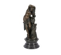 Statuetta decorativa Venere statuina in bronzo Venus Statuette Donna Barocca
