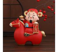 Statuetta del della Ricchezza, scultura cinese Feng Shui, tradizionale