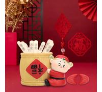 Statuetta del Dio della fortuna da collezione, statua ricca per la casa