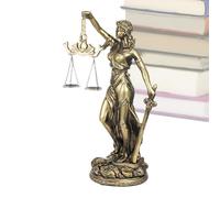 Statuetta della giustizia - Statuetta in resina da tavolo - Decorazione per statua per ufficio avvocato | per ufficio a casa, sala studio, soggiorno, camera da , comodino, libreria con supporto