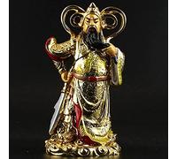 Statuetta della ricchezza/Decorazione Feng Shui Statua del Dio Guan Yu Ritratto Feng Shui, Statua del Dio Guan Gong/Imperatore Guan/Scultura Guan Yunchang Decorazione per casa e Ufficio, R
