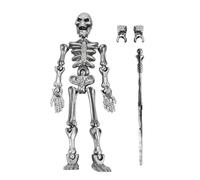 Statuetta di anatomia scheletro - Modello di osso umano mobile giocattolo sensoriale da ufficio durevole, decorazione artigianale | Fidget interattivo pieghevole per tutto il corpo anti-stress