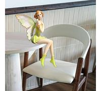 Statuetta di angelo in resina, decorazione per ragazza di fiori, bella fata,