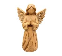 Statuetta Di Angelo Senza Volto In Resina, Angelo Con Mani In Preghiera, Da