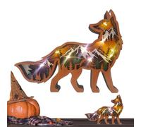 Statuetta Di Animale Per La Decorazione Della Casa - Decorazione Natalizia In Legno Intagliato - Artigianato Di Modelli Animali - Per La Famiglia, Amici, Scrivania, Natale, Libreria, Ufficio, Casa E S