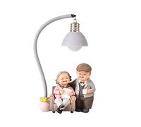 Statuetta Di Anniversario Di Matrimonio Per Coppia: Simboleggia L'Essere Con Te Fino Al Vecchio Giorno Di San Valentino Decorazione Il Regalo Per Coloro Che Ami O Per L'Anniversario (L)