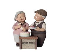 Statuetta Di Anniversario Di Matrimonio Per Coppia: Simboleggia L'Essere Con Te Fino Al Vecchio Giorno Di San Valentino Decorazione Il Regalo Per Coloro Che Ami O Per L'Anniversario (J)