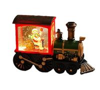 Statuetta di Babbo Natale in resina illuminata da 13,5x5x8,8 cm | Luce notturna con luminosità LED regalo natalizio da collezione | Decorazione natalizia - Exposit