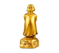 Statuetta di Buddha in Ottone Feng Shui per la casa e L'Ufficio, Affascinante Decorazione per la casa, Che evoca tranquillità, 2,2 * 1,8 * 4,7 Pollici, 0,6 libbre