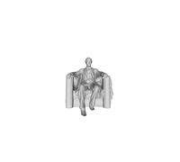 Statuetta Di Calvin Coolidge, Presidente Degli USA, Per Diorami E Set Di Treni