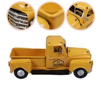 Statuetta di camion in ferro battuto, squisita decorazione in metallo per le