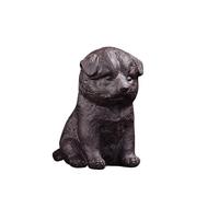 Statuetta di cane rurale cinese in argilla viola, set da tè, accessori artigianali, ornamenti scrivania for la cerimonia del , regali