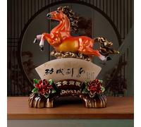 Statuetta di cavallo Feng Shui, statua in stile cinese per Capodanno lunare 2026, ideale per la decorazione della casa o dell'ufficio, ottimo regalo per nuovi inizi