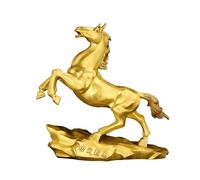 Statuetta di Cavallo in Ottone, Che Simboleggia Il Successo E La Ricchezza, Adatta per La Decorazione di Soggiorno/Ufficio,36.5CM