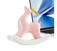 Statuetta di cervo, statua di cervo in ceramica per la decorazione della casa | Adorabile tè animale domestico souvenir per gli amanti degli animali domestici, collezionisti, adolescenti, adulti