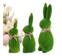 Statuetta di Coniglio - Scultura Statua Decorativa, Coniglio in Schiuma Artificiale che indossa una Sciarpa | Oggetto Decorativo Animale Per Decorazioni Farm Casa Patio Giardino Sopra Dee Tavolo