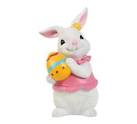 Statuetta di coniglio, statua di coniglio | decorazioni per lepre in resina per statue domestiche - lepre pasquale, ornamento coniglio per interni ed esterni, graziosa decorazione per la casa, il