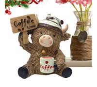 Statuetta di - Decorazione per la casa in resina sul tema del caffè | Statuetta animale, per, la camera da, il luogo di lavoro, la biblioteca, la festa di vacanza, come pezzo