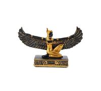 Statuetta Di Divinità Mitologica Nera E Oro, Antica Statua Della Valle Del Nilo