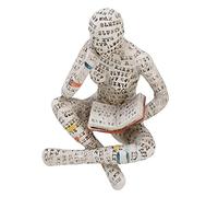 Statuetta di Donna Che Legge in Resina, Statua del Pensatore Scultura di Arte Astratta Moderna Statuette di Lettura da Collezione in Resina, Vari Stili Disponibili Scultura di Donna Che Legge per(G)