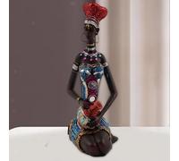 Statuetta di donna , scultura d'arte africana, statuetta di donne africane,