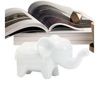 Statuetta Di Elefante - Scultura Moderna In Ceramica, Decorazione Con Elefante Di Buona | Simpatico Ornamento Portafortuna Per Soggiorno, Sala Familiare, Feste In Fattoria, Vassoio A Più Livel