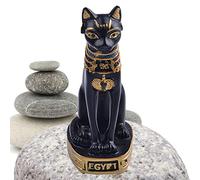 Statuetta di gatto egiziano - Scultura della dea protetta antica - Bastet ornamento in res per casa, giardino, ufficio, da collezione
