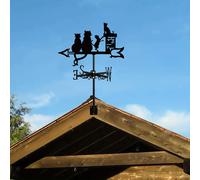 Statuetta di gatto segnavento indicatore di direzione del vento per