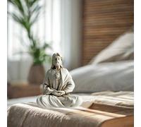 Statuetta di Gesù in meditazione, decorativa, tradizionale, collezione