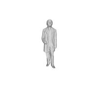 Statuetta Di Herbert HooverPresidente Degli USA Per Diorami E Set Ferroviari