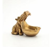 Statuetta di Ippopotamo con Bocca Grande da Tavolo Ciotola a Forma di