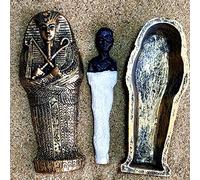 Statuetta di lusso del re del faraone dell'antico Egitto Yan, mummia Yan, con inserto di mummia, statua reliquia artefatto (#3)