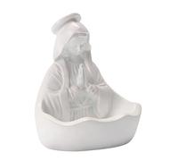 Statuetta di Madonna da tavolo, 14 cm, statuetta religiosa di Maria, con supporto per rosario, statua della madre di Dio, per cristiani, adatta per il tavolo da pranzo, la chiesa, il soggiorno, la