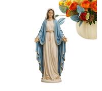 Statuetta di Maria | Statuetta religiosa, statuetta di Santa | da utilizzare in chiesa, cattedrale, santuario, altare, sala di preghiera, studio e